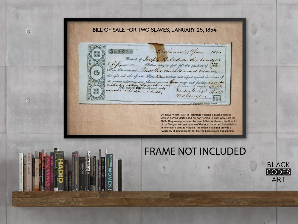 Slave Receipt Poster