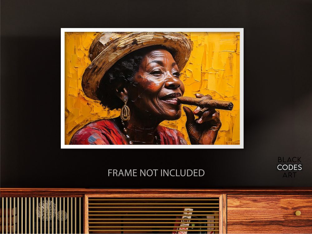 Black Woman Cigar - Image 2