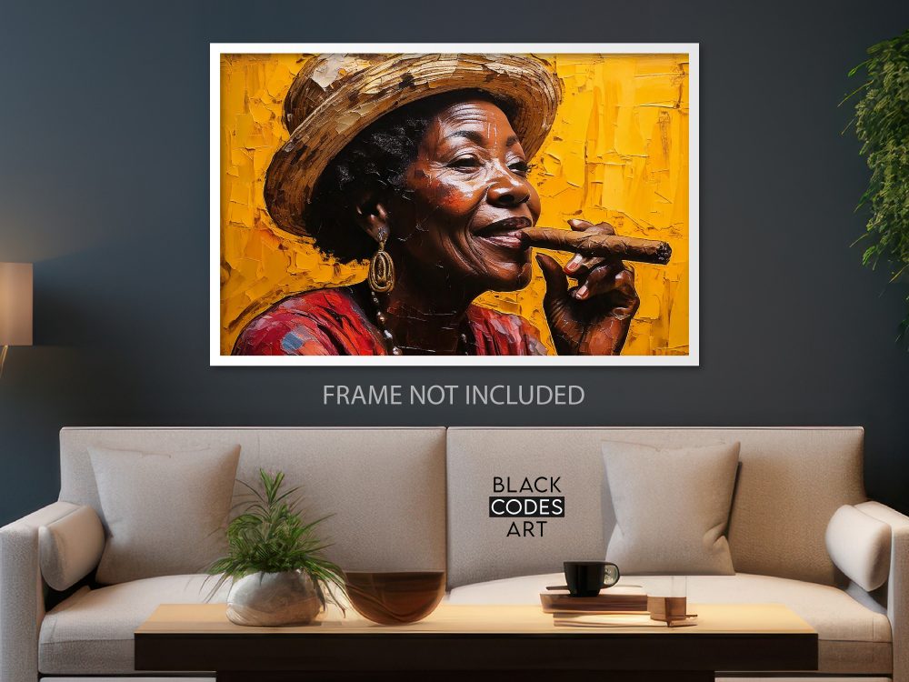 Black Woman Cigar - Image 3