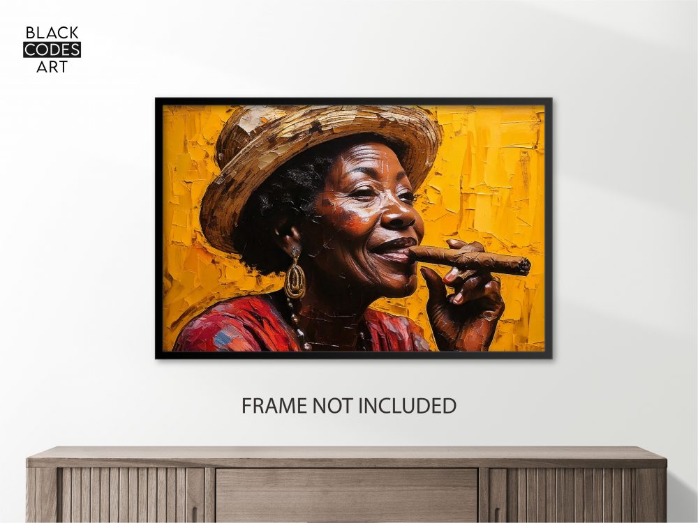 Black Woman Cigar - Image 4