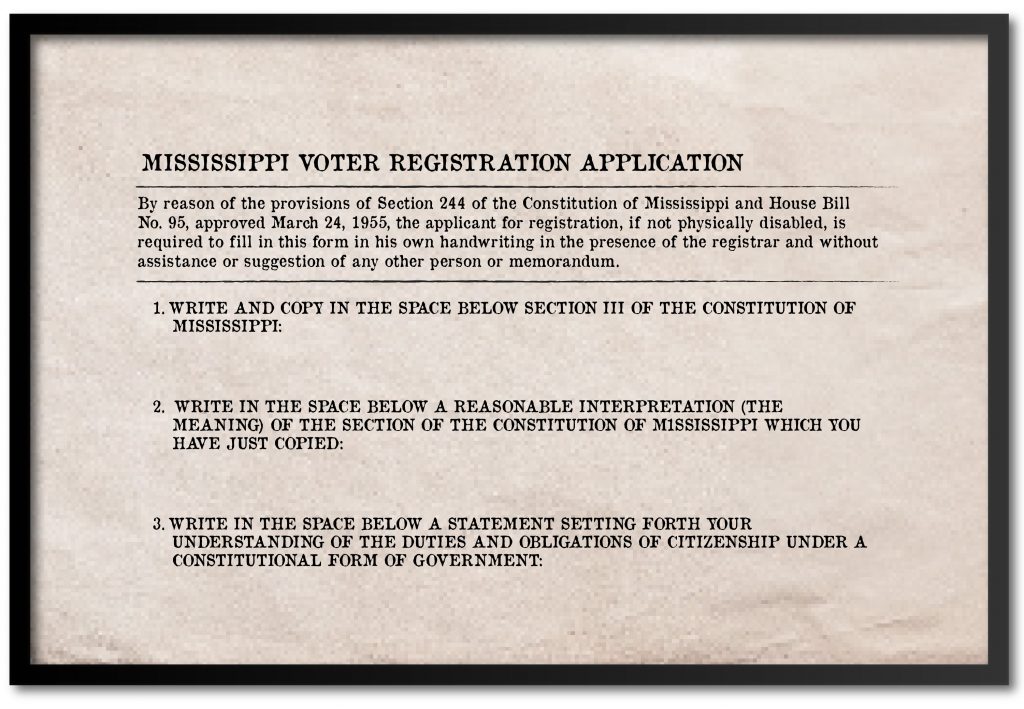 Mississippi literacy test