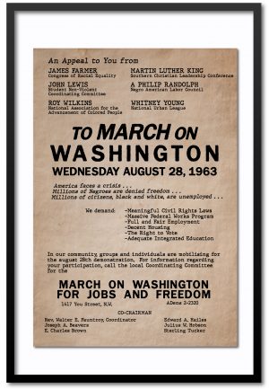 March on Washington Poster